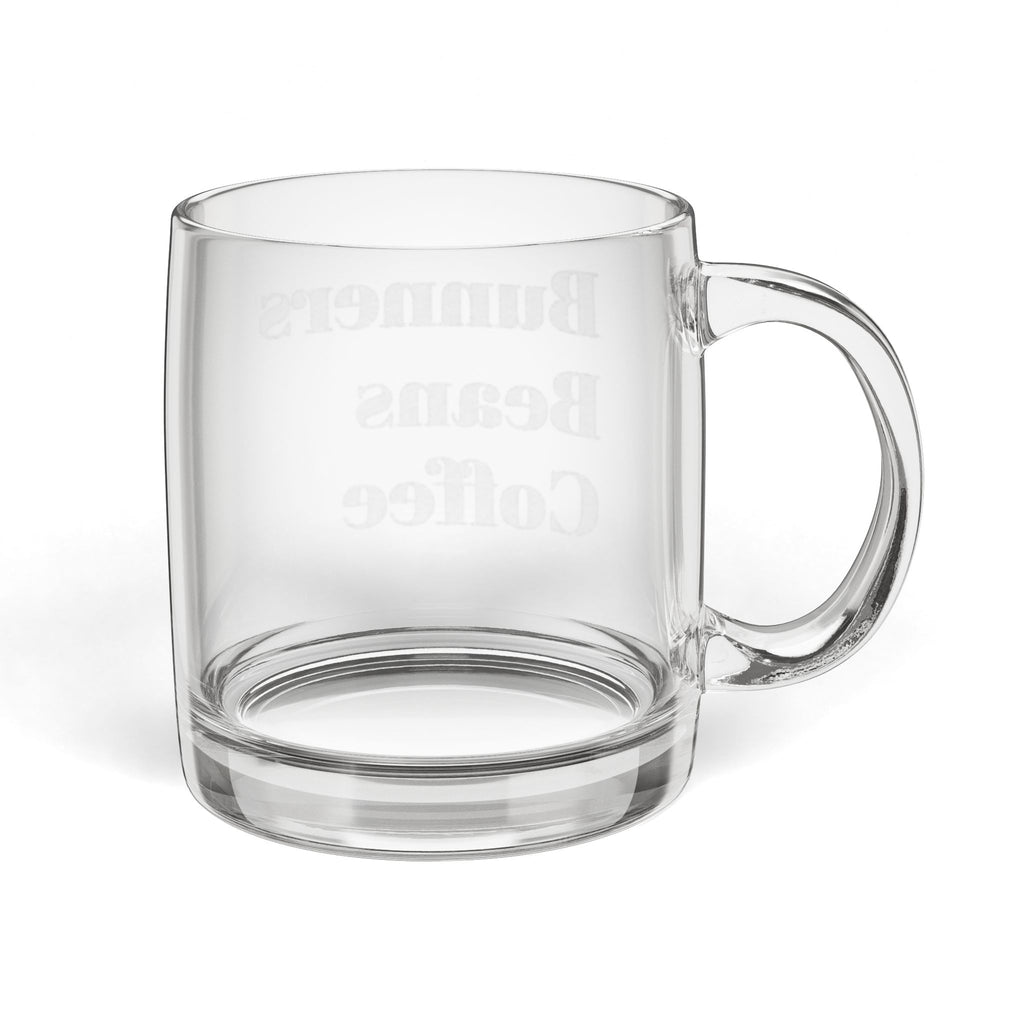 Bunners Beans Coffee Glass Mug