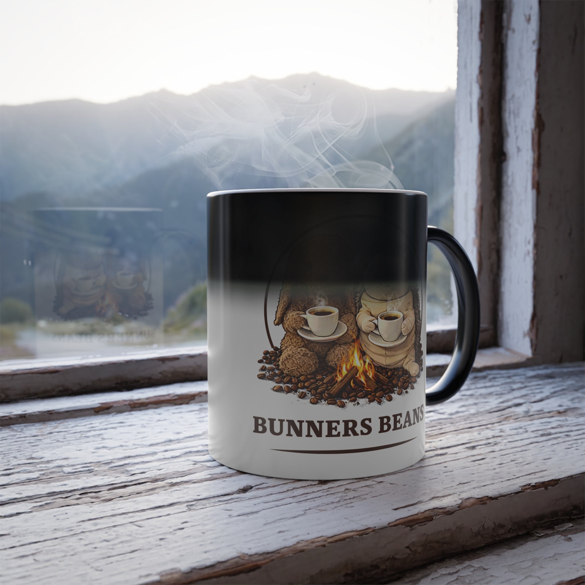 Bunners Beans Coffee Color Changing Mug